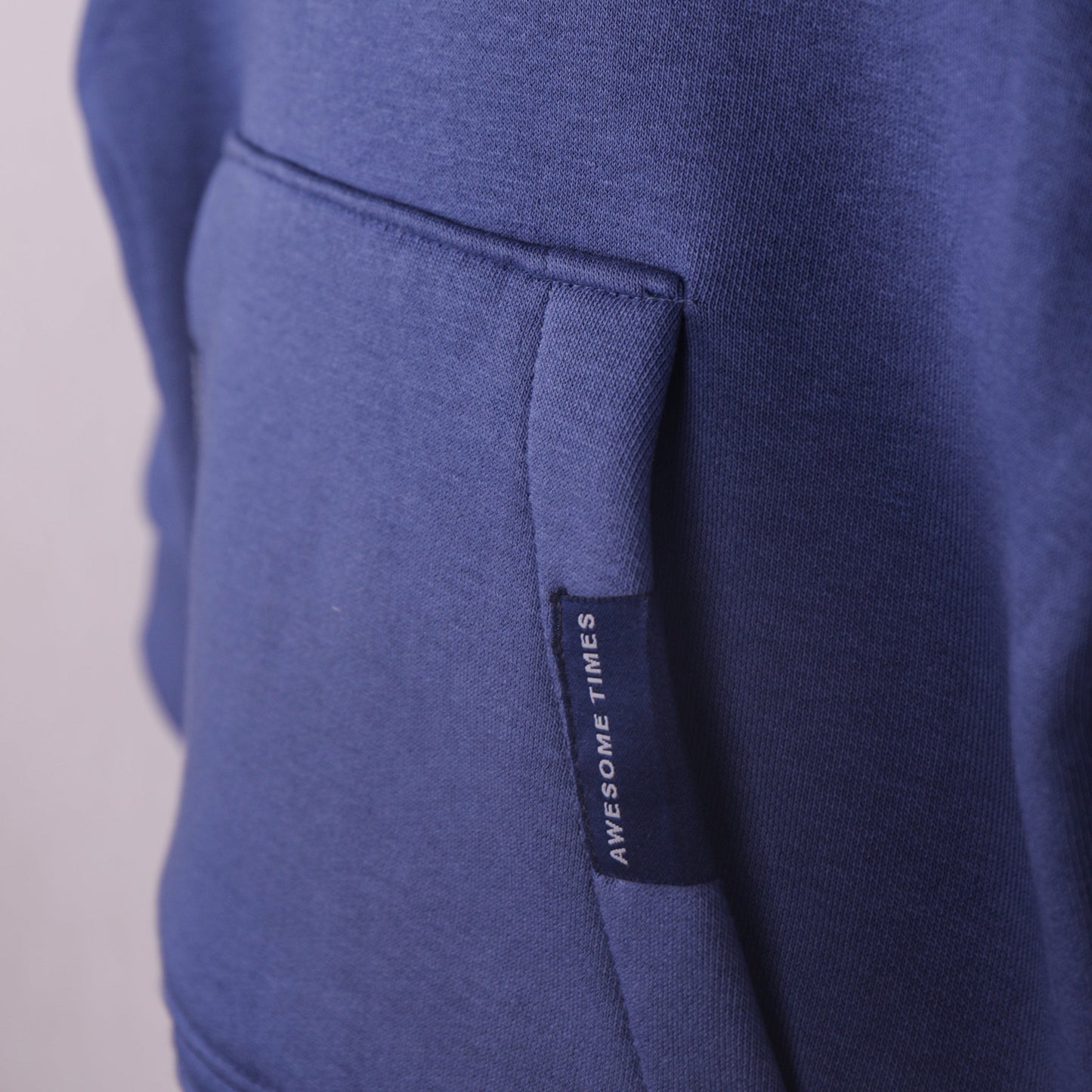 Snug & Playful – Boys’ Royal Blue Hoodie with Full Sleeves