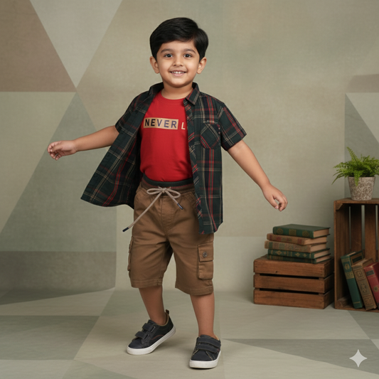 Little Gentleman – Dark Green Smart Outdoor Combo