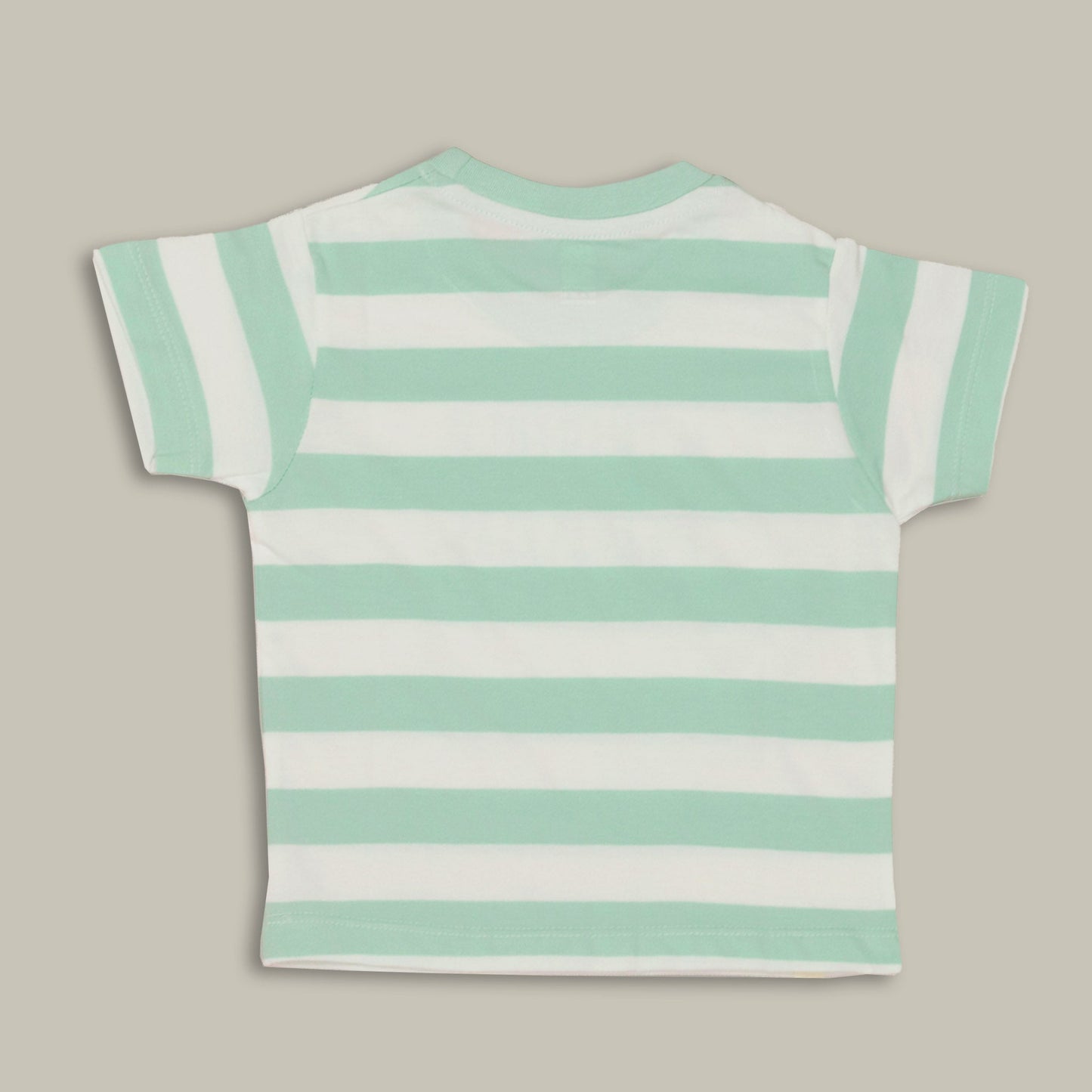 Pink Rabbit Light Green Cotton Tee – Cap Sleeve, Humorous “#TROUBLE MAKER”