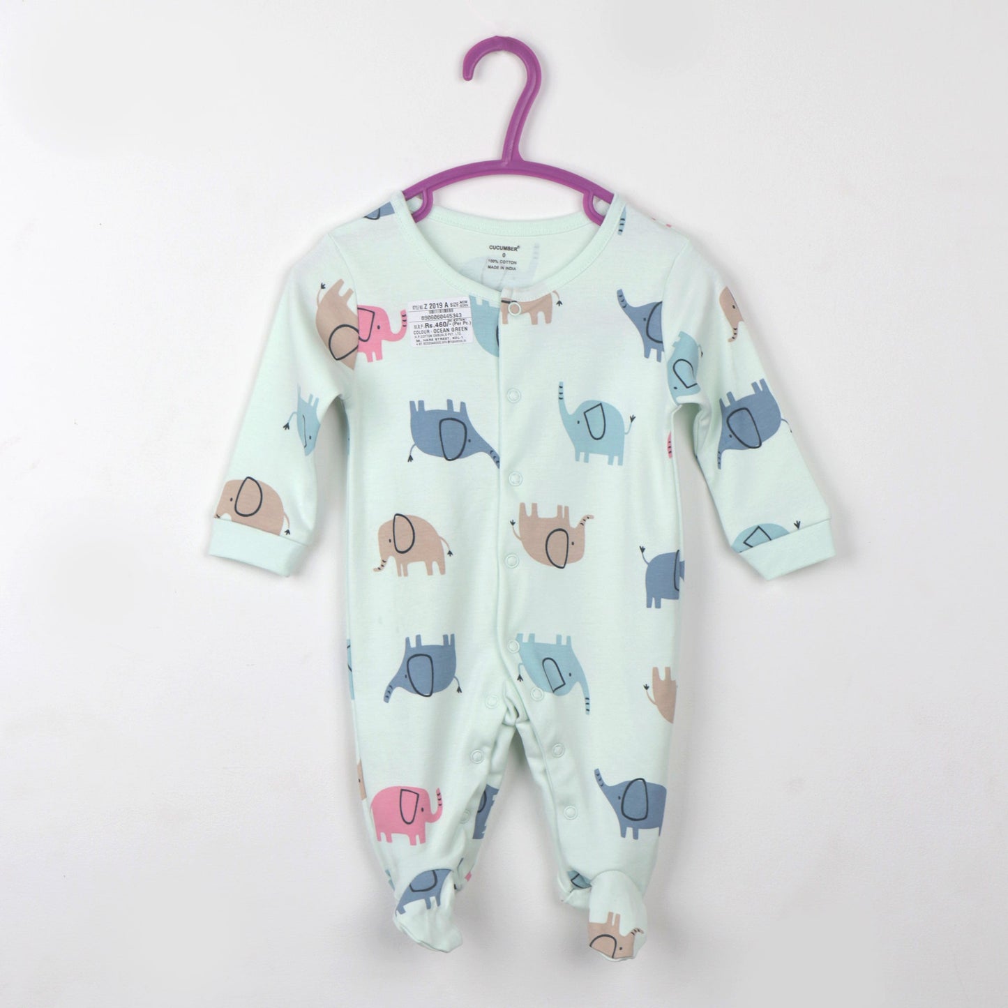 Smart Outdoor & Festival Ready: Cucumber Light Green Romper | Bengaluru Winter Favorite