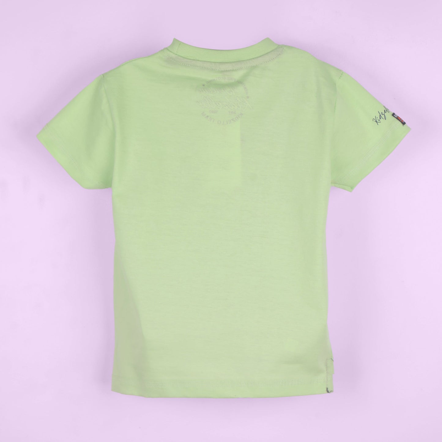 Happy Holidays Vibes – Boys’ Light Green Tee & Shorts