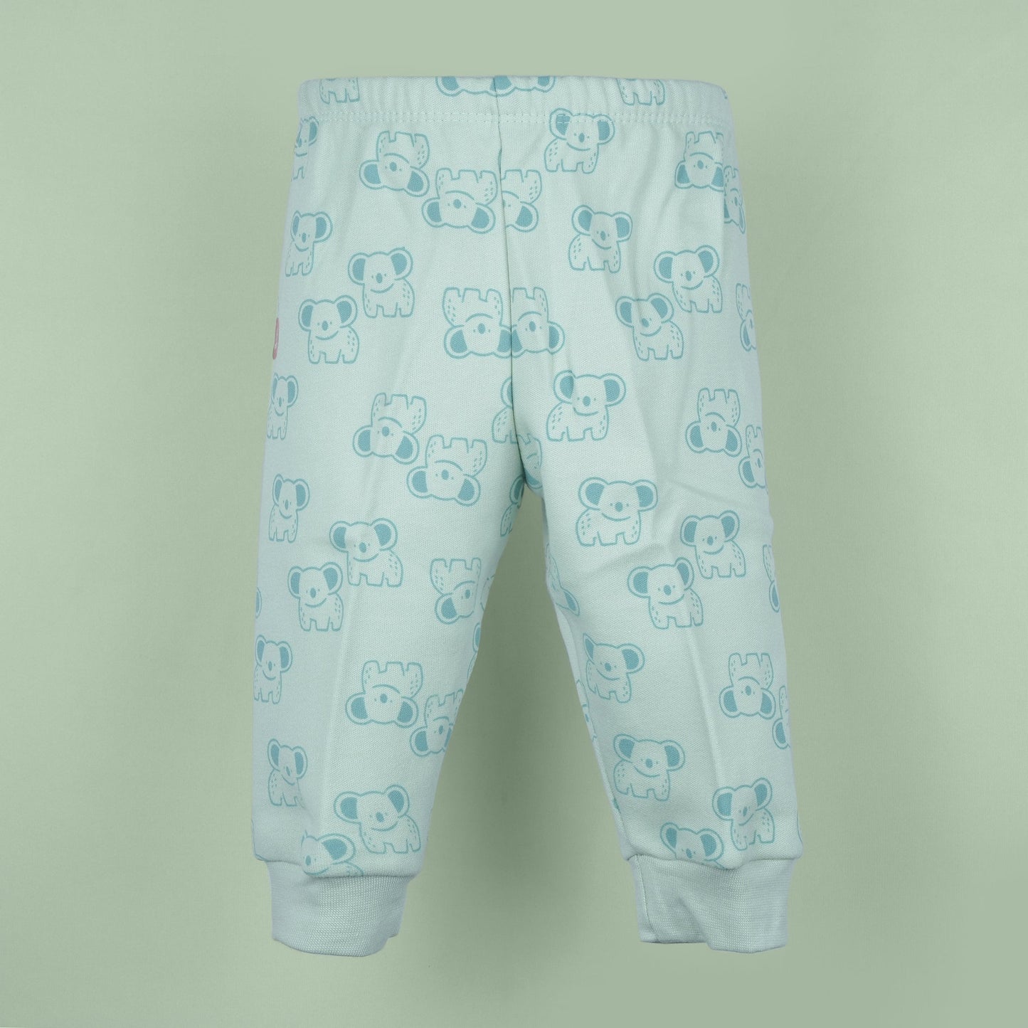 Pink Rabbit Girls Skinny Fit Leggings in Light Green | Stylish & Comfortable for Winter