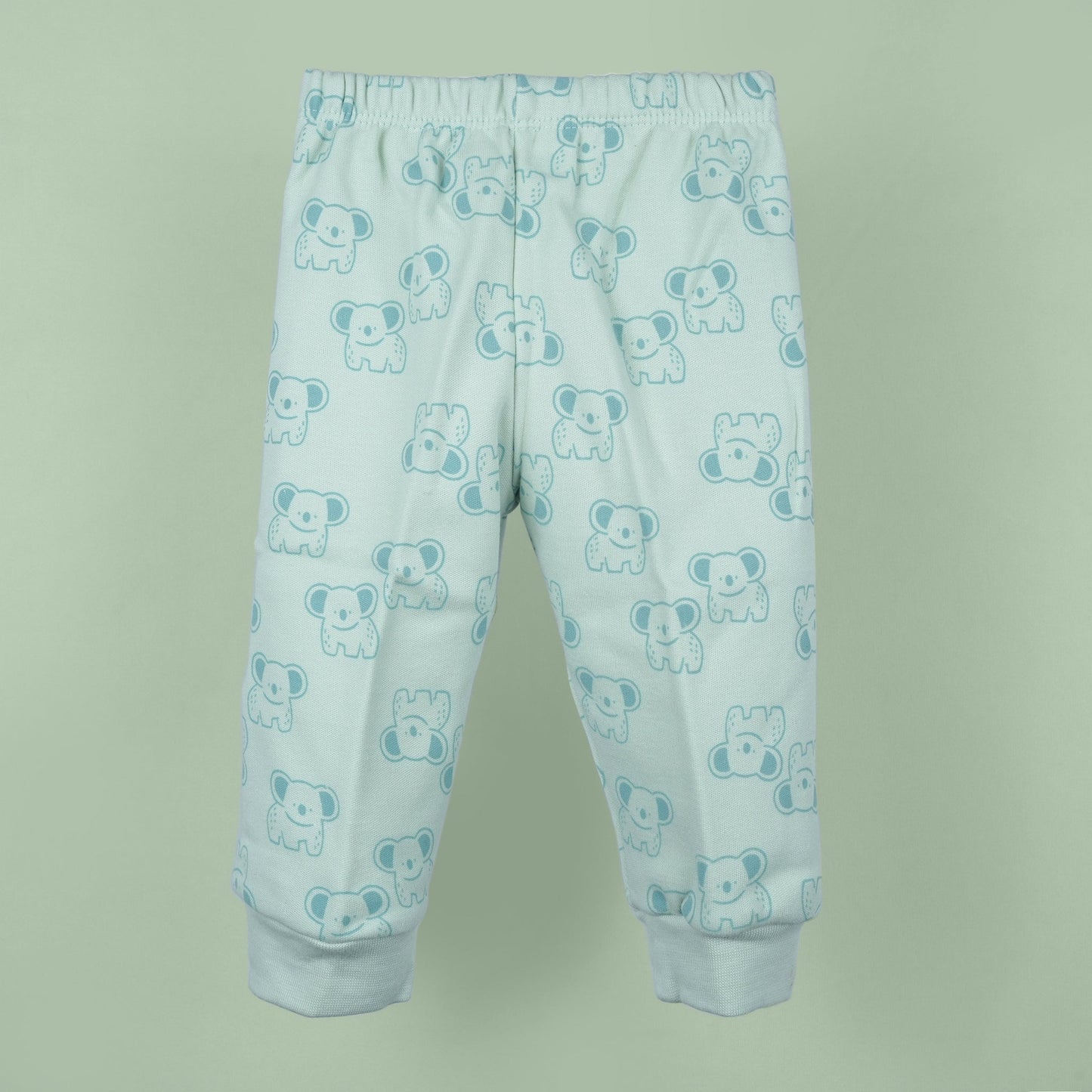 Pink Rabbit Girls Skinny Fit Leggings in Light Green | Stylish & Comfortable for Winter