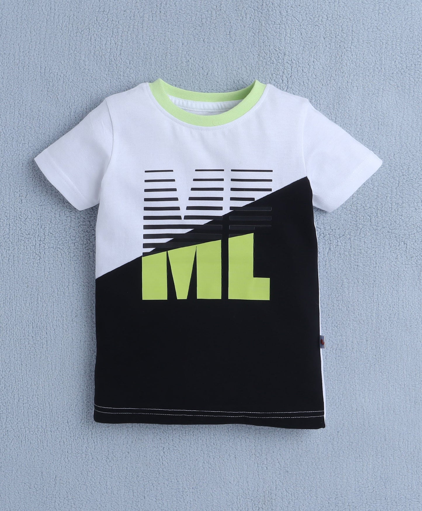Bumzee Boys’ Summer Outfit – Light Green Half Sleeve T-Shirt & Shorts