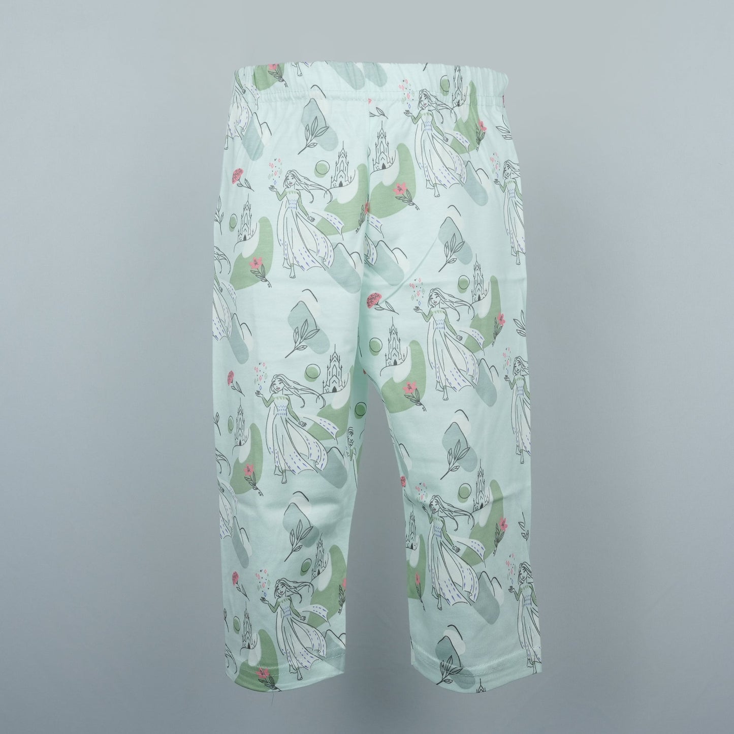 Light Green AOP Nightwear Pyjama Set