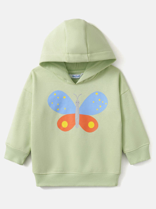 Light Green Cozy Hooded Pullover