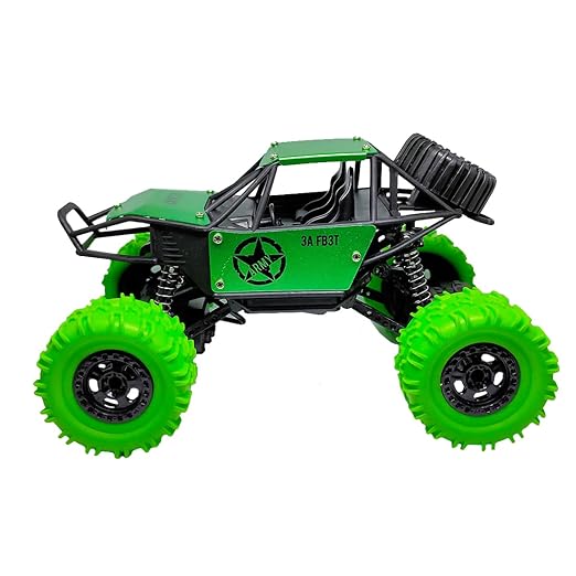 Remote Control Monster Truck RC Car Rock Crawler High Speed Racing Car Rechargeable Rally Car (Green)