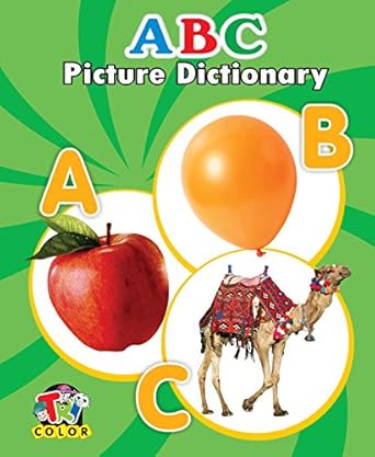 ABCW Picture Dictionary – Illustrated First Words Learning Book for Kids
