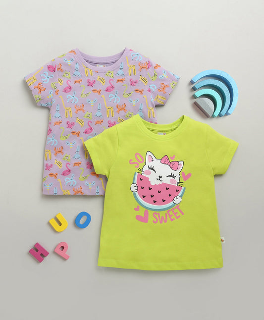 Playdate Perfect! Bumzee Cotton Tee Set for Little Girls