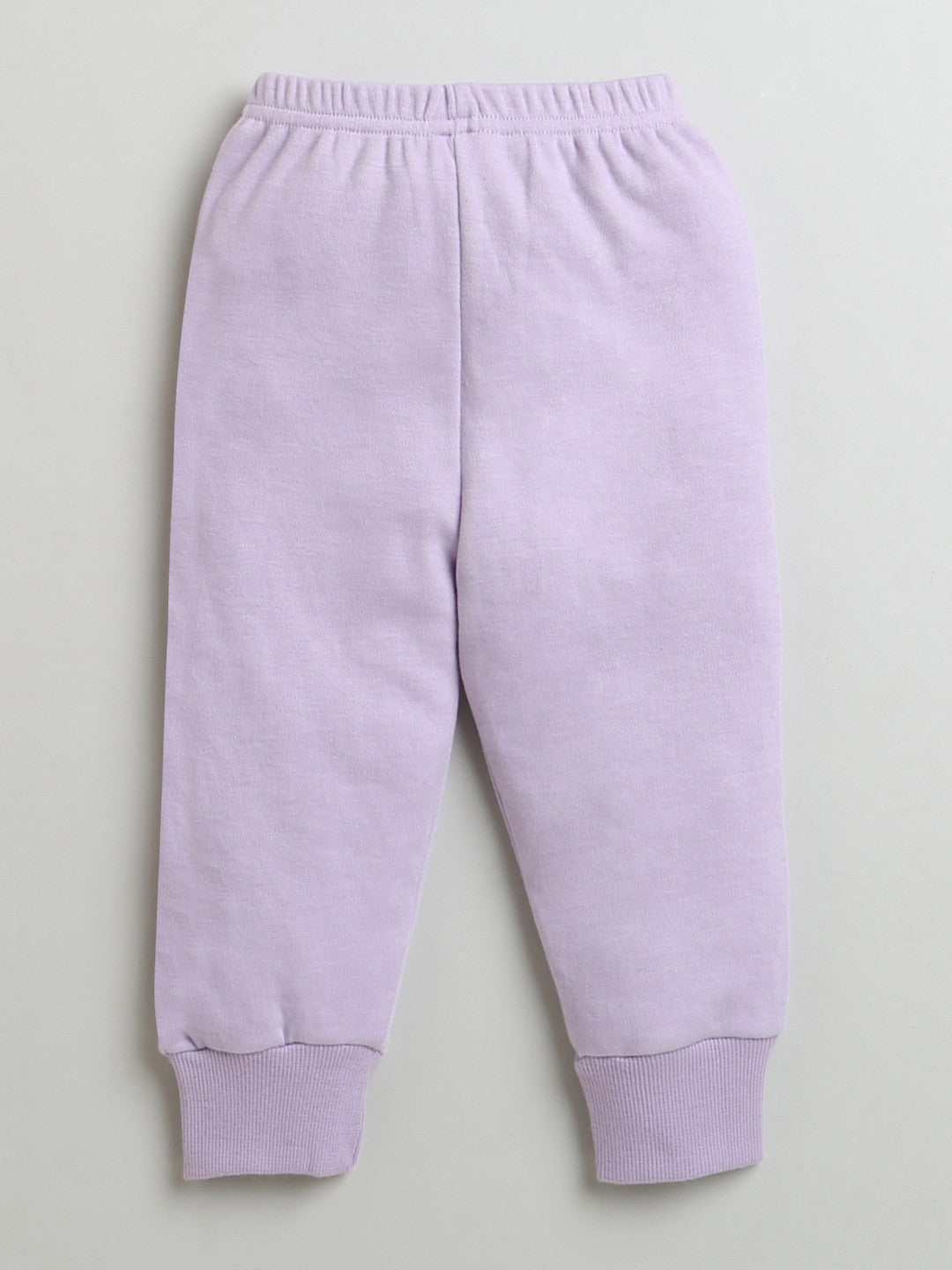 Bumzee’s girls’ sweatshirt & jogger combo: comfy fit, drawstring waist, and playful text!