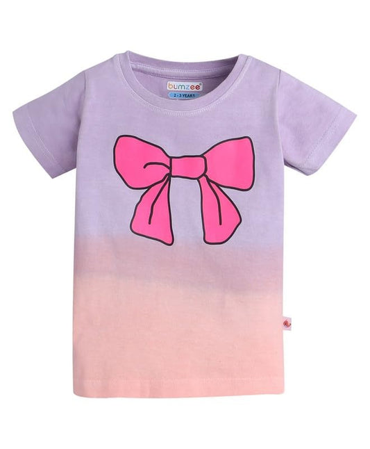 Fashion Lavender Half-Sleeve Tee