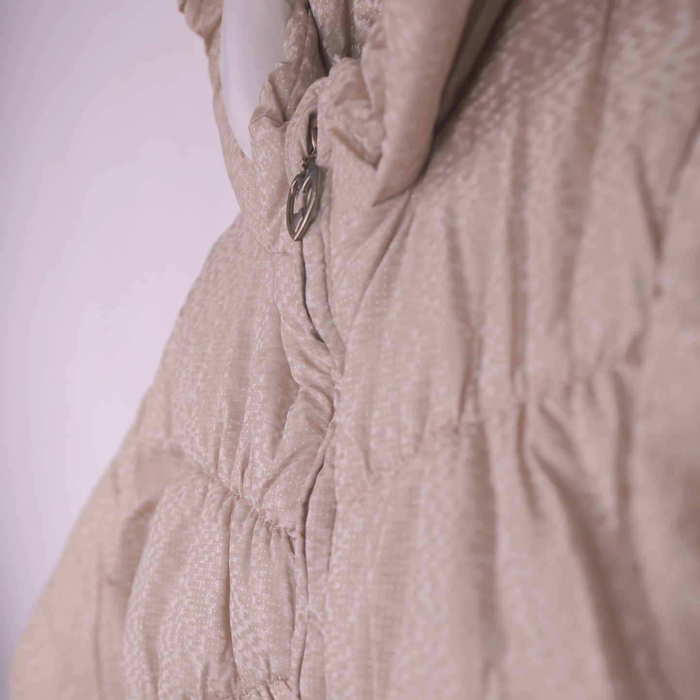 Cozy & Stylish Beige Quilted Jacket for Girls | Little Kangaroos Smart Outdoor Wear