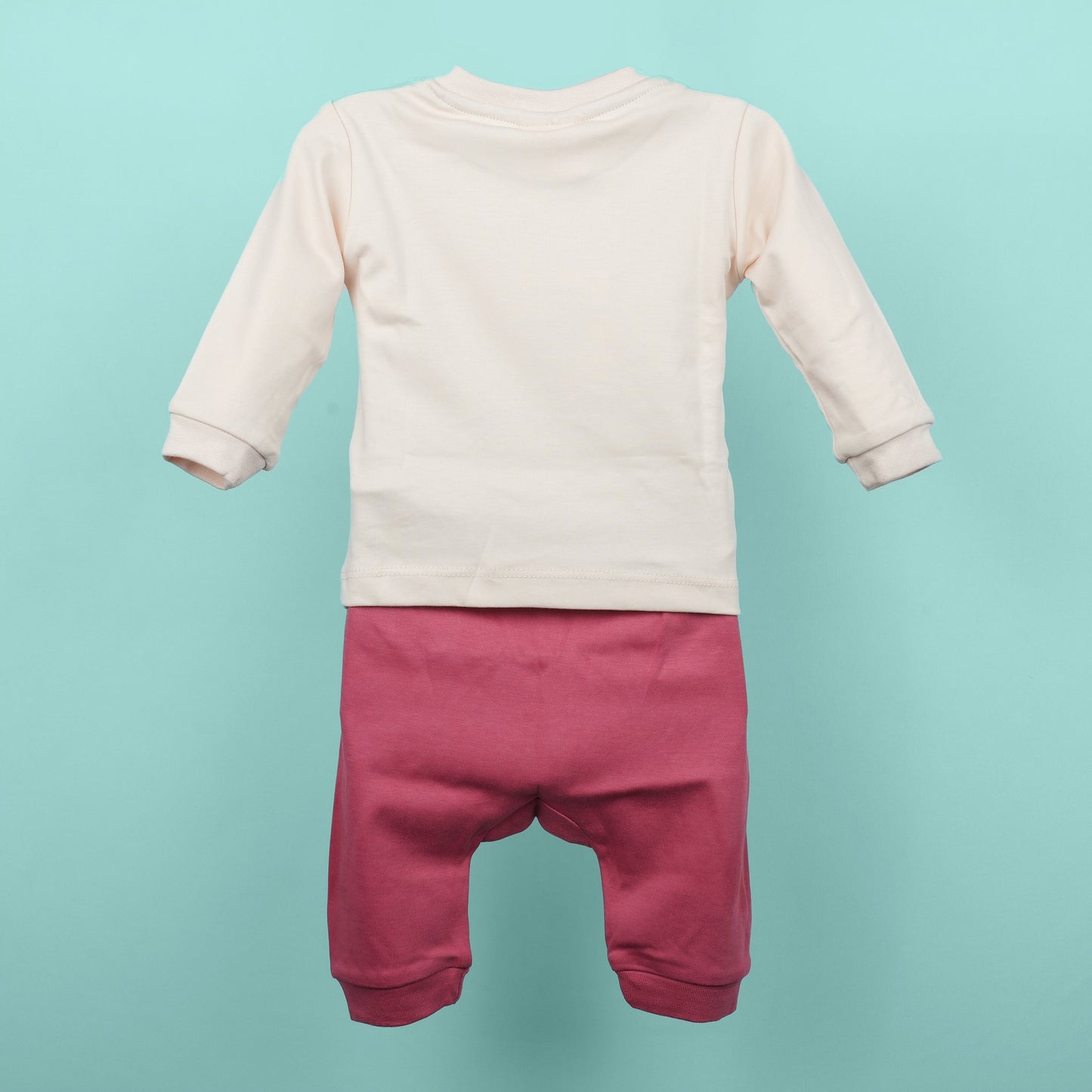 Brother is the Best' Beige Jogger Set