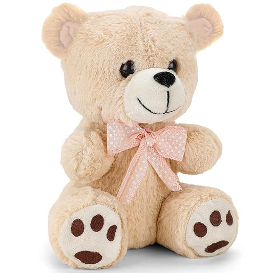 Webby Plush Cute and Adorable Teddy Bear Soft Toys for Kids 22 CM (Beige)