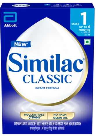 Similac Infant Formula Stage 1 Milk Powder – 0 to 6 Months, 400g (Pack of 1)