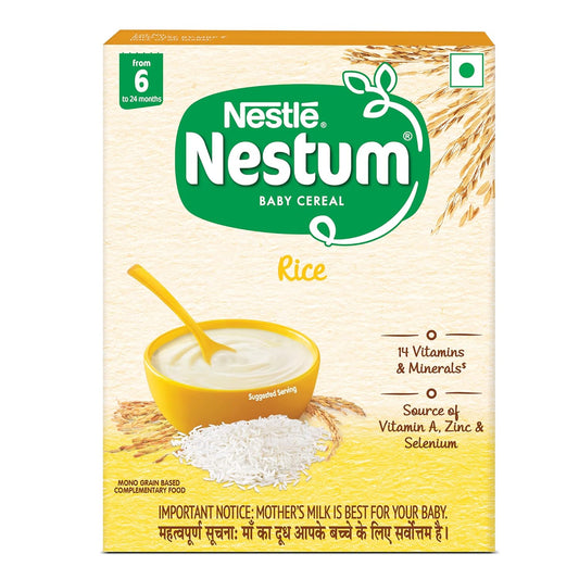 Nestum Baby Cereal, Rice – 300g Bag-in-Box, Suitable for 6–24 Months