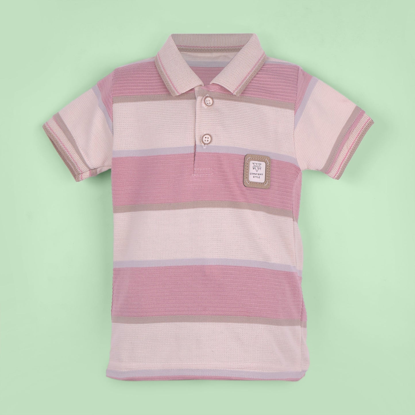 Breathable Comfort – Boys’ Lilac T-Shirt & Capris Combo