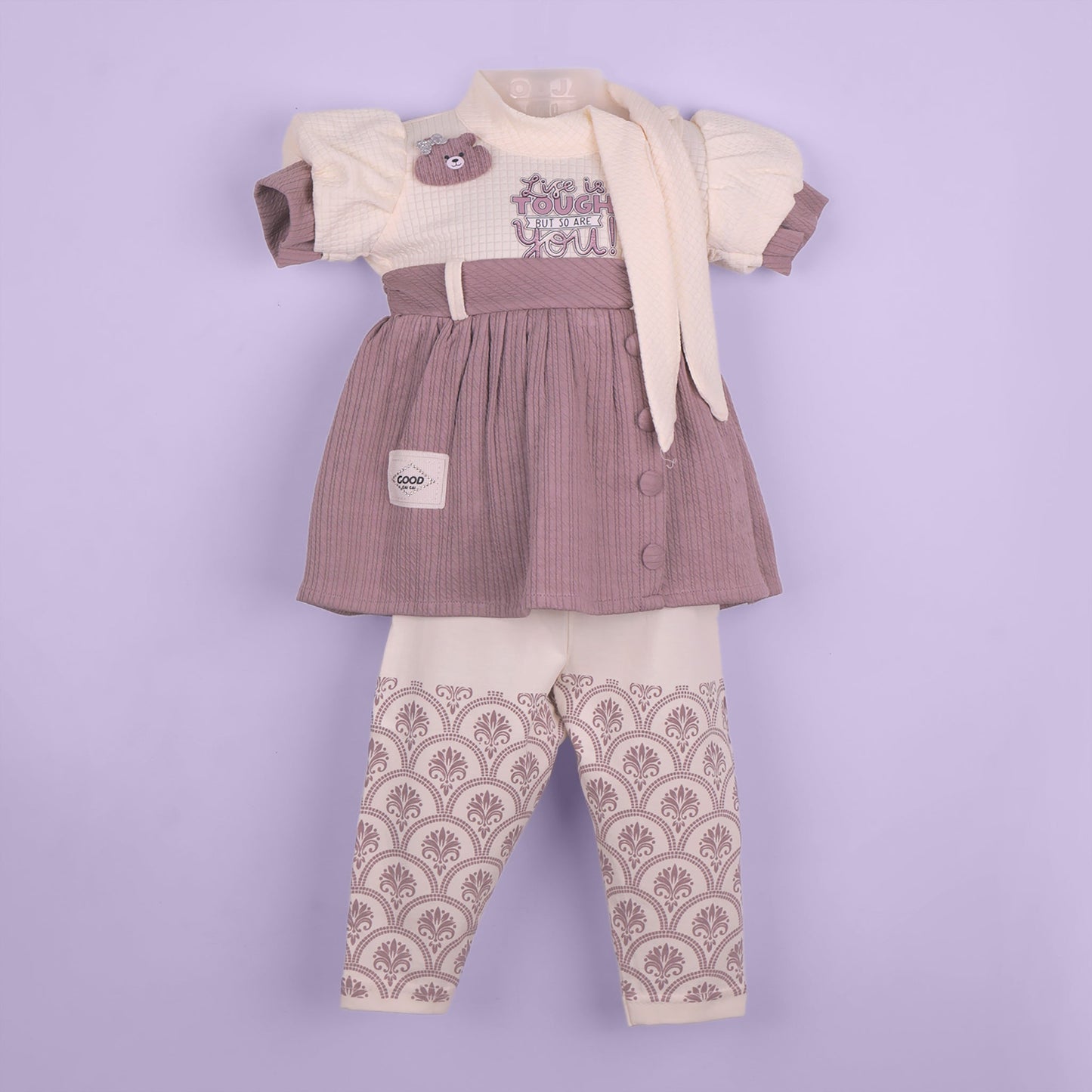 Little Dynamo – Lilac Frock for Smart Outdoor & Fashion