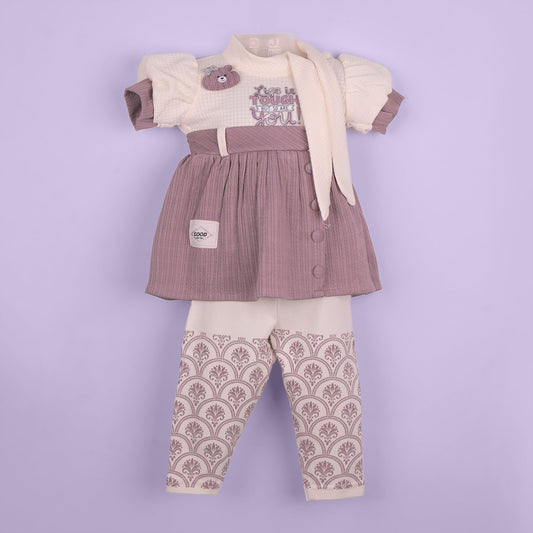 Little Dynamo – Lilac Frock for Smart Outdoor & Fashion