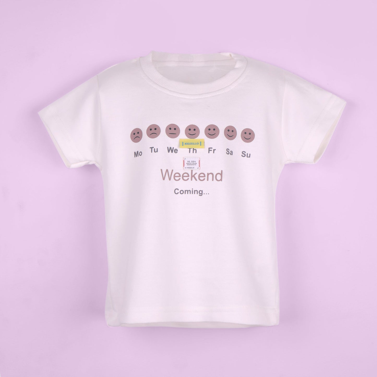 All-in-One Outfit – Boys’ Lilac Shirt with T-Shirt & Pants