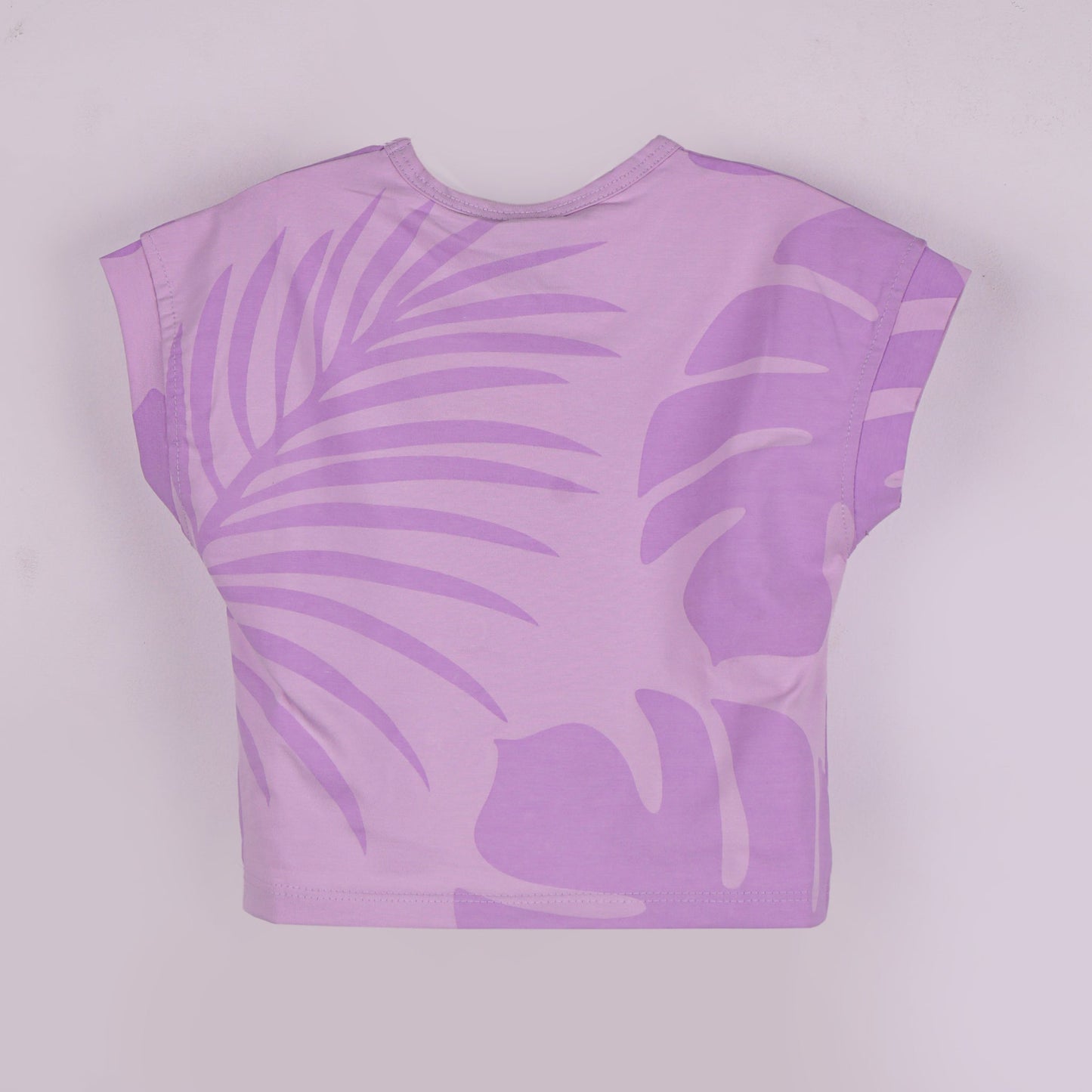 Summer Fun – Girls’ Lilac Surf Graphic Tee by Little Kangaroos
