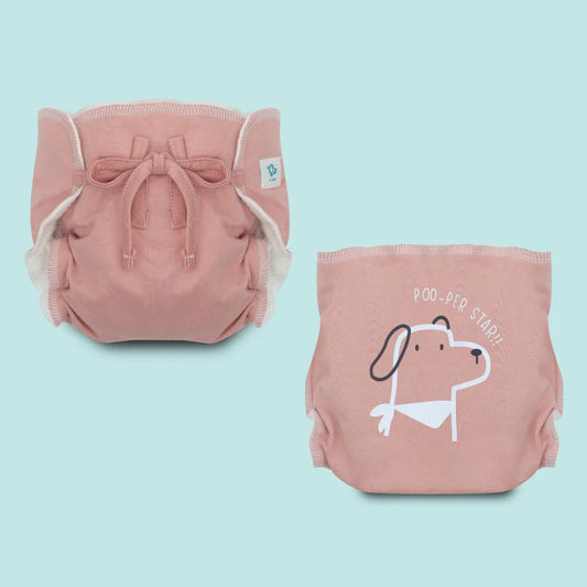 Wine & Camel Ultra Reusable Nappy Duo