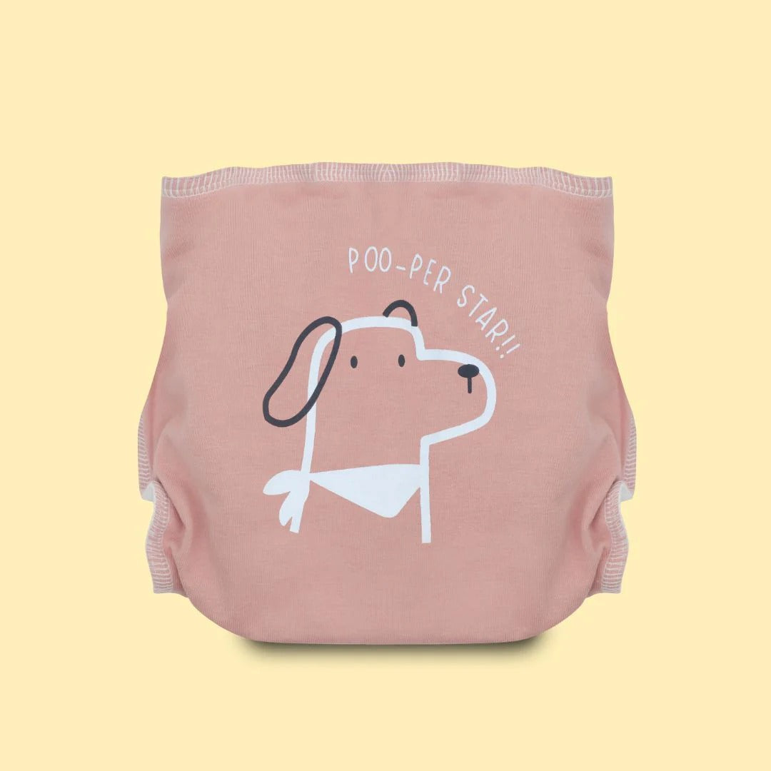 Wine & Camel Ultra Reusable Nappy Duo