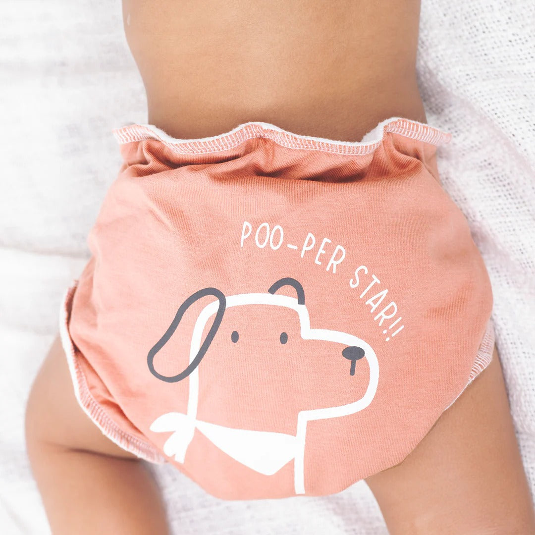 Wine & Camel Ultra Reusable Nappy Duo