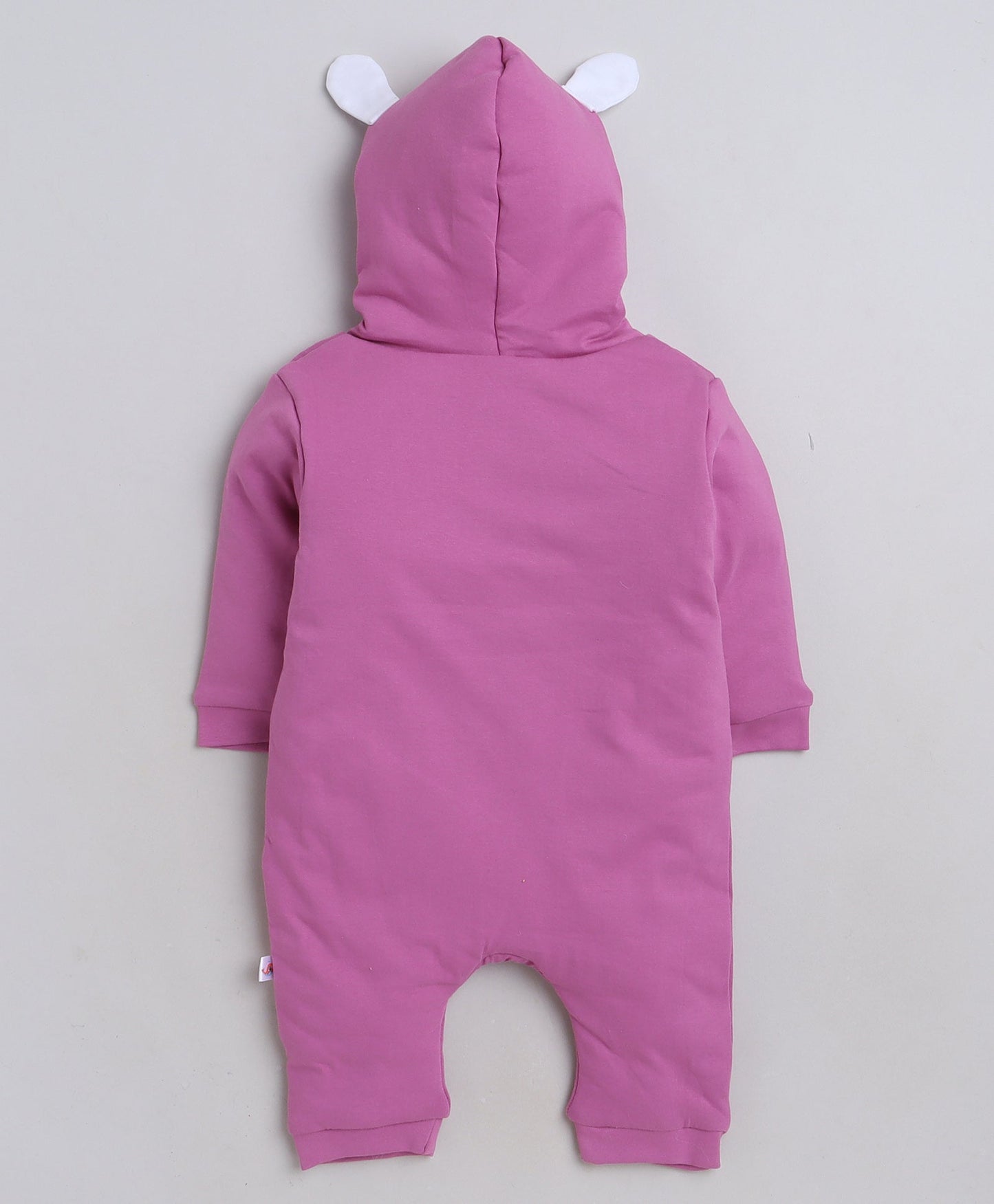 Full-Length Snuggler: Unisex Embroidered Cotton Winter Bodysuit