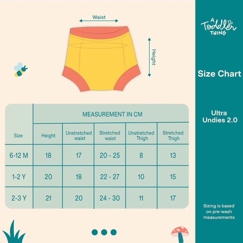 Mint & Coral Splash! The 2-Pack Machine-Washable Swim Panties by "A Toddler Thing."