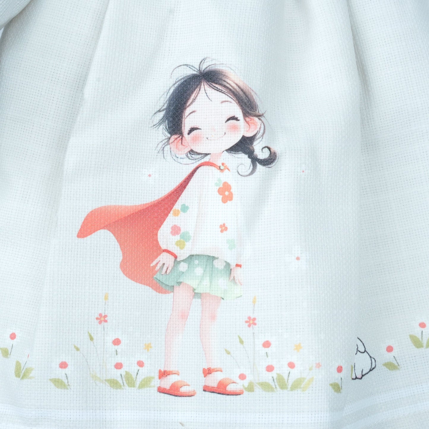 Fresh & Fun: Mint Green Cotton Frock with Collar Neck for Little Fashionistas