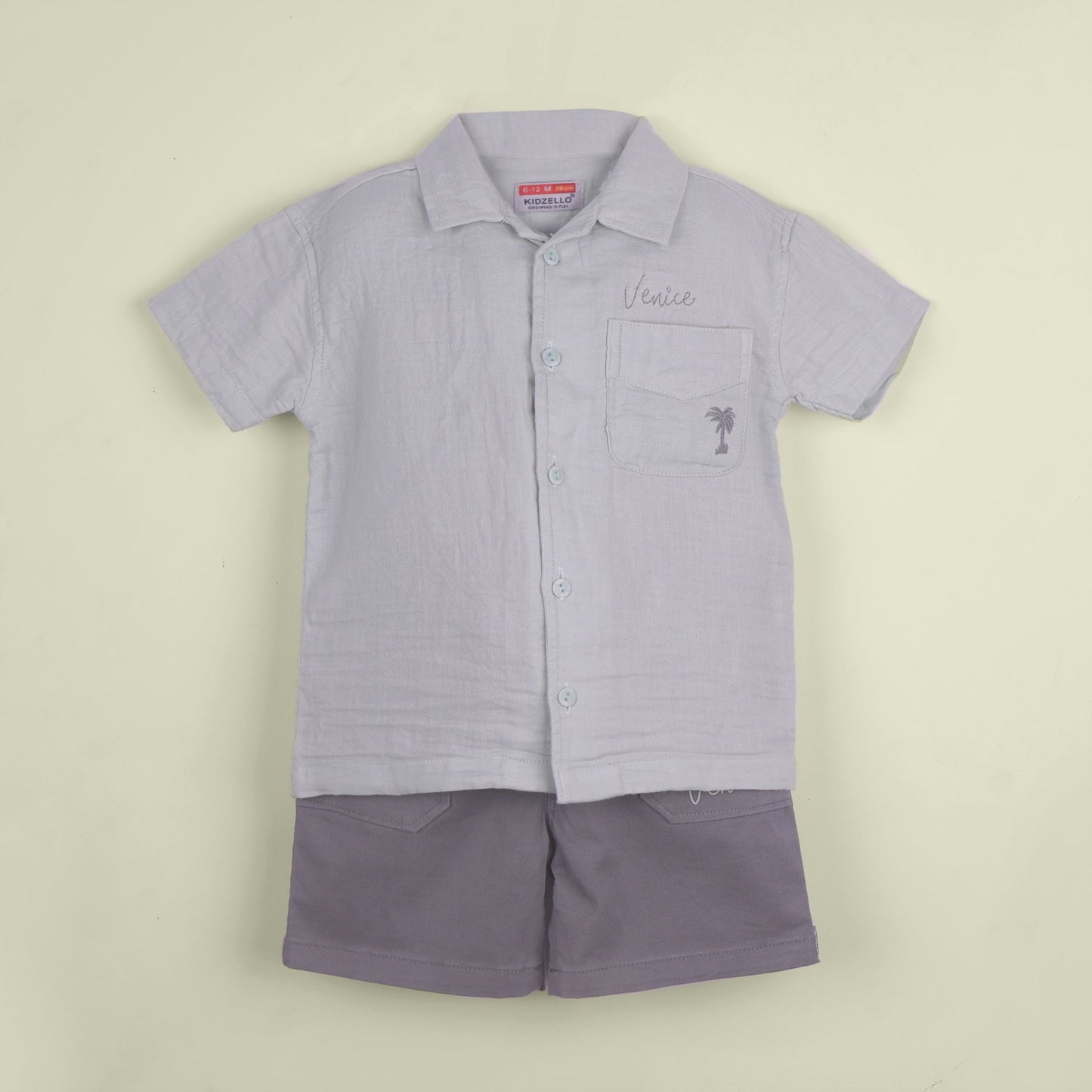 Cool & Casual – Mint Polo Shirt with Twill Shorts