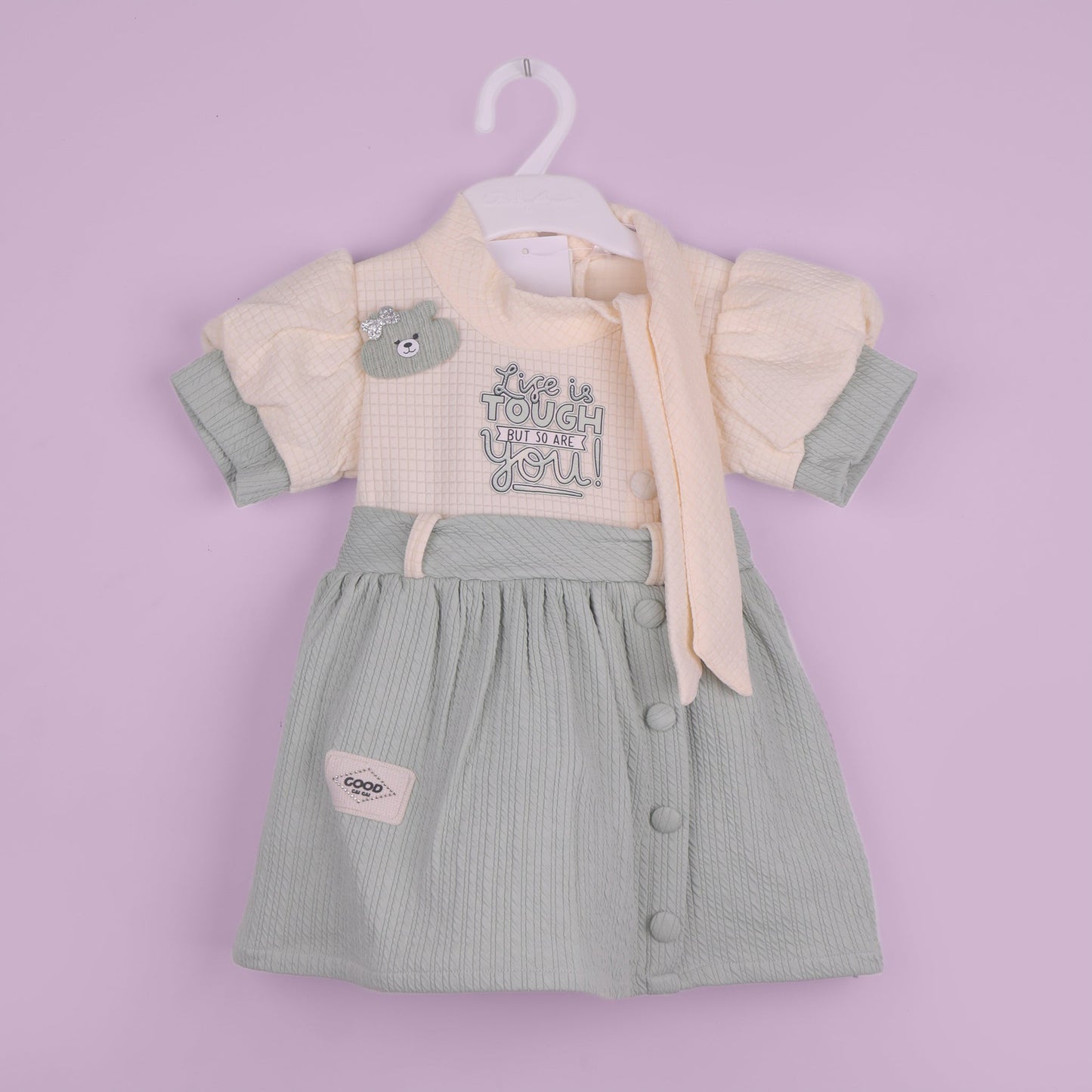 Minty Magic – Frock & Leggings Set for Girls