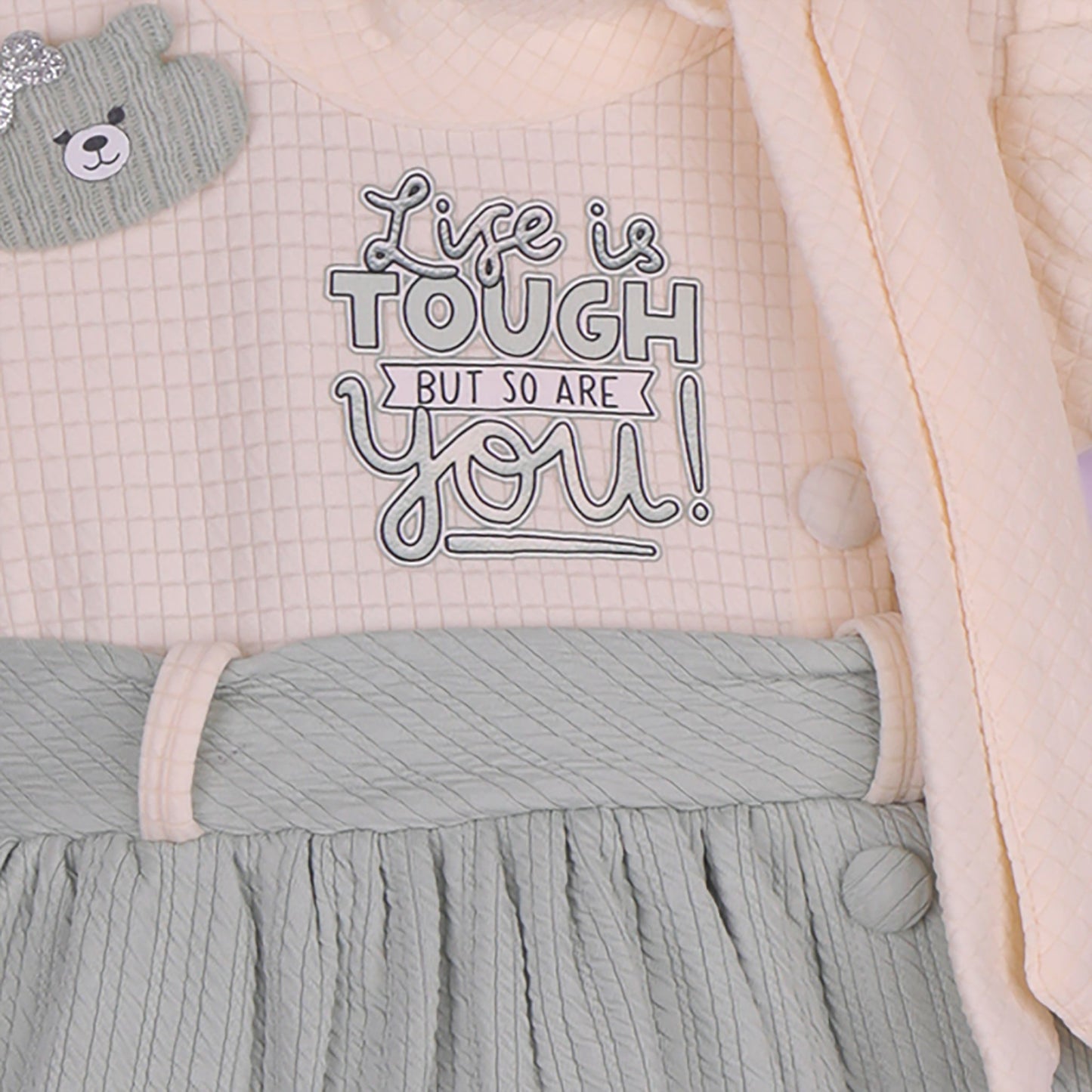 Minty Magic – Frock & Leggings Set for Girls