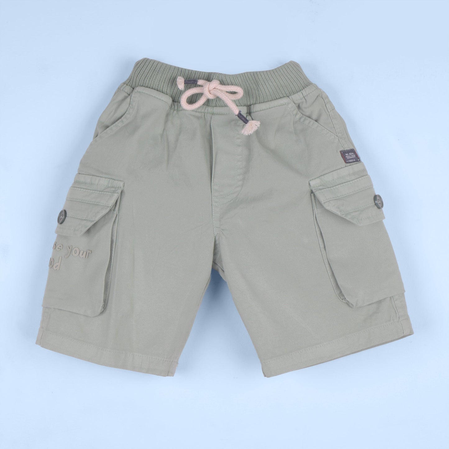 Choose Your Mood – Boys’ Mint Tee with Shorts by Kidzello