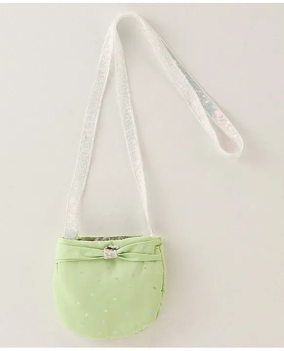 Stylish & Snug – Girls’ Mint Quilted Jacket with Bag Combo
