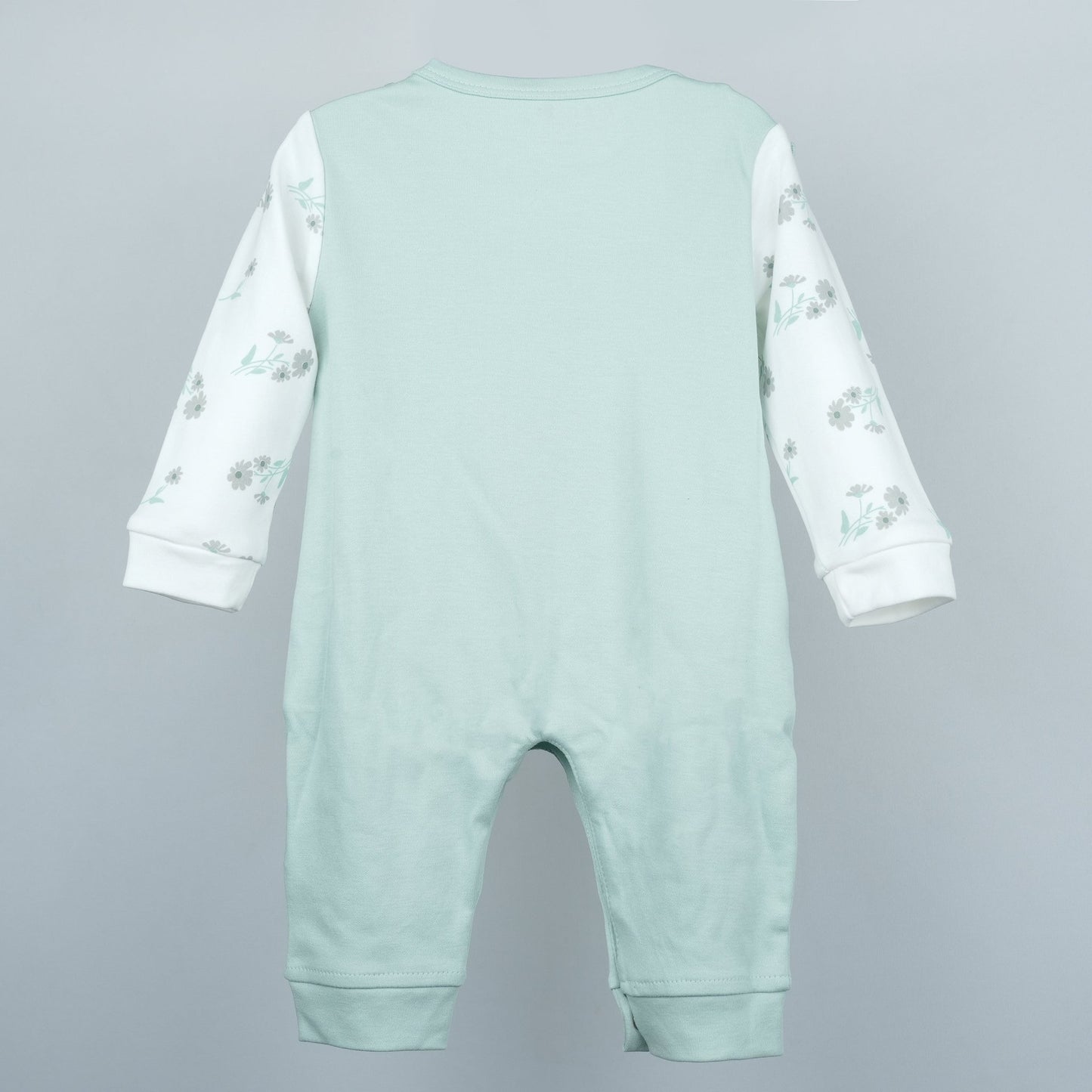 Neo Nate Girls Mint Sleeveless Dungaree Romper | Snap Button Closure, Regular Fit Cotton