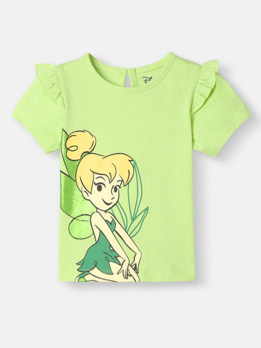 Mint Single Tee with Back Button Detail