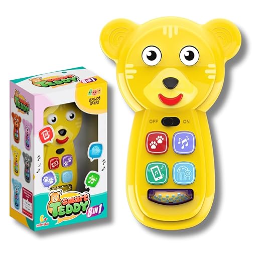 Smart Teddy Musical Toy – 8-in-1 Interactive Learning Toy for Babies & Toddlers (6 Months+)
