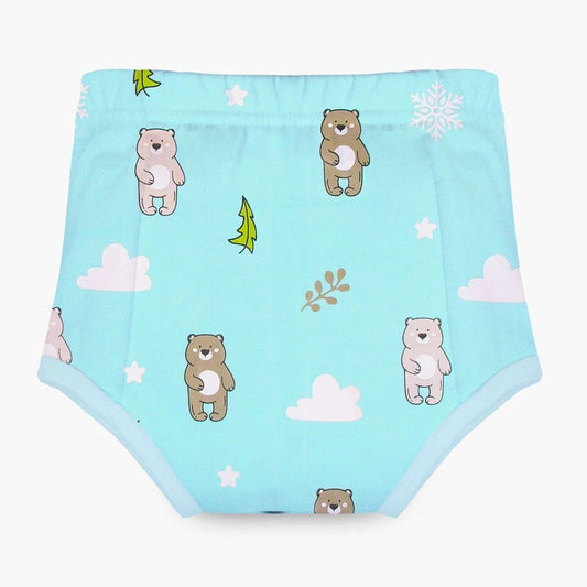 Coral & Aqua Blue Comfort Swim Panties Pair
