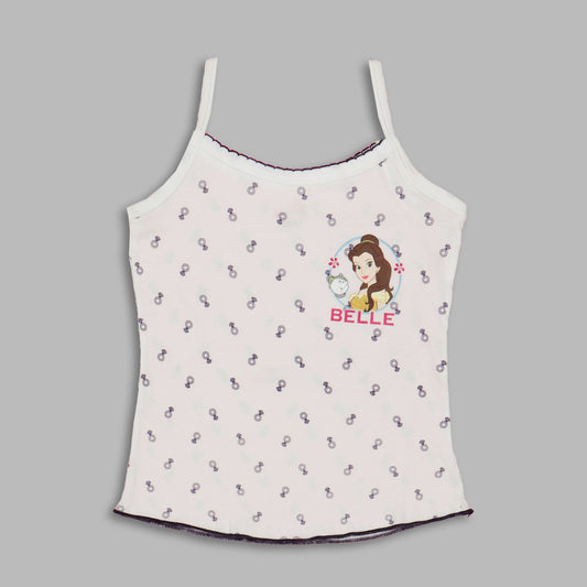 Bodycare Coral Snow White Cotton Cartoon Camisole Soft & Snuggly All-Season Fun!