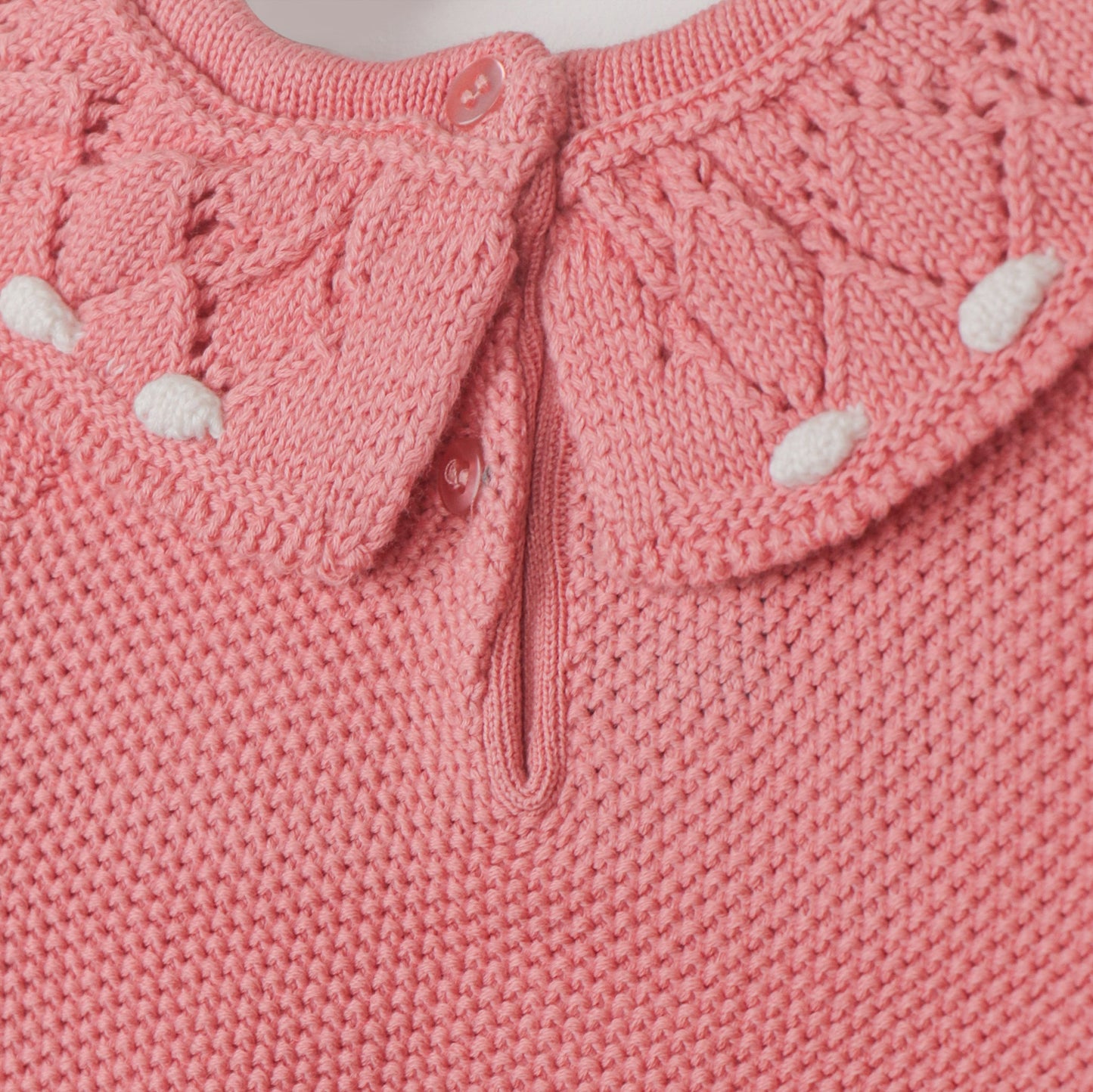 Toffyhouse Girls’ Coral Pure Wool Frock with Socks – Round Neck, Extra Soft Winter Wear