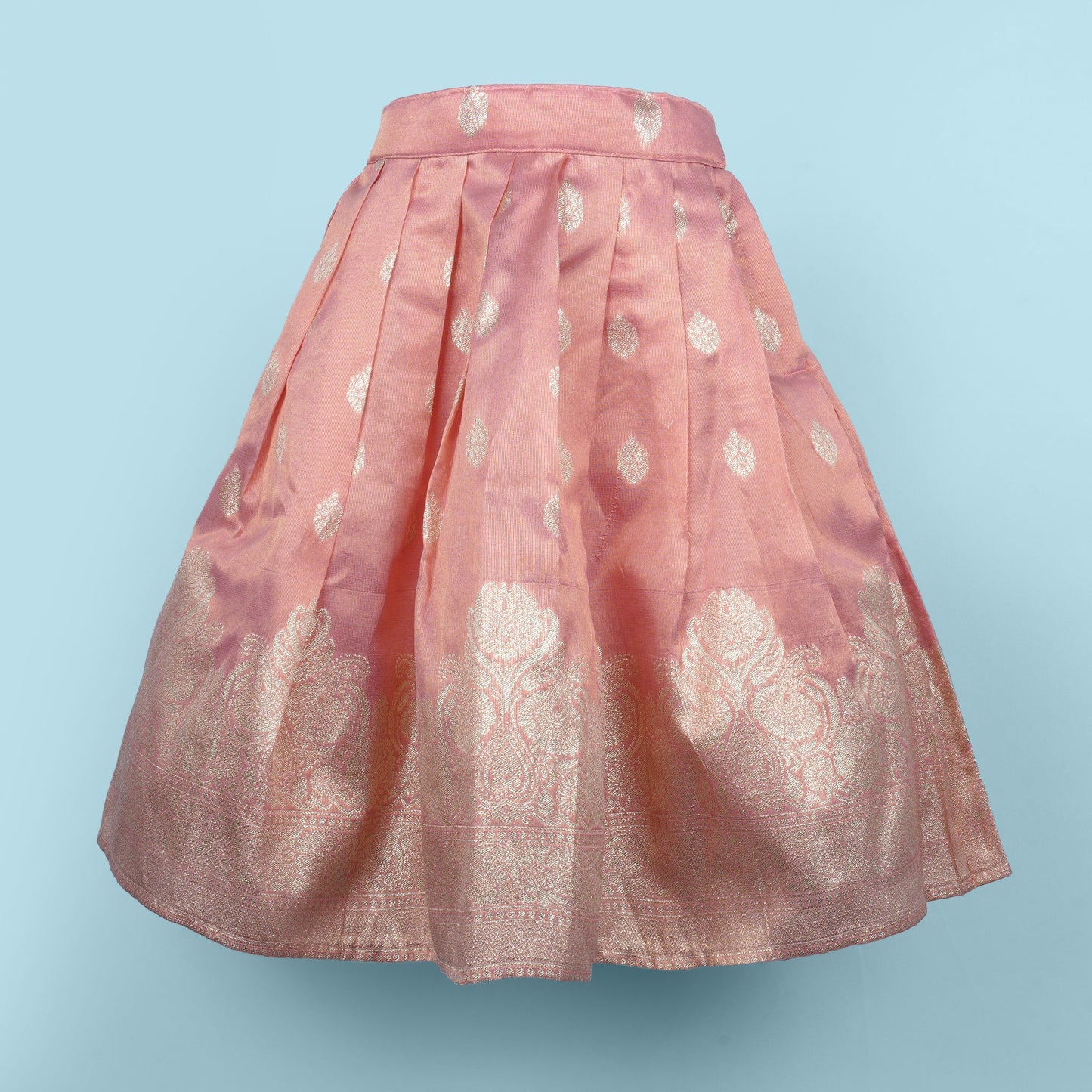 Little Diva’s Coral Charm – Chiklet Lehnga Choli