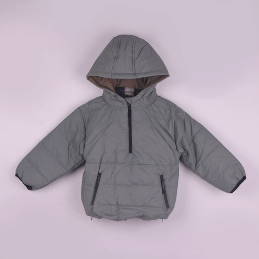 Keep Warm Outdoors: Little Kangaroos Sea Green Quilted Jacket for Boys