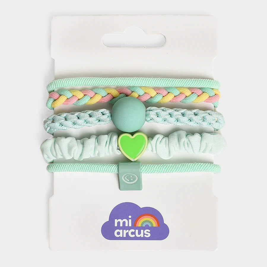 Miarcus Elegant Sea Green Hair Ties Set – Perfect for Fashion
