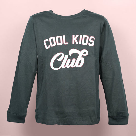 Cool Kids Club Tee – Ollypop Boys’ Full Sleeve Cotton Blend T-Shirt