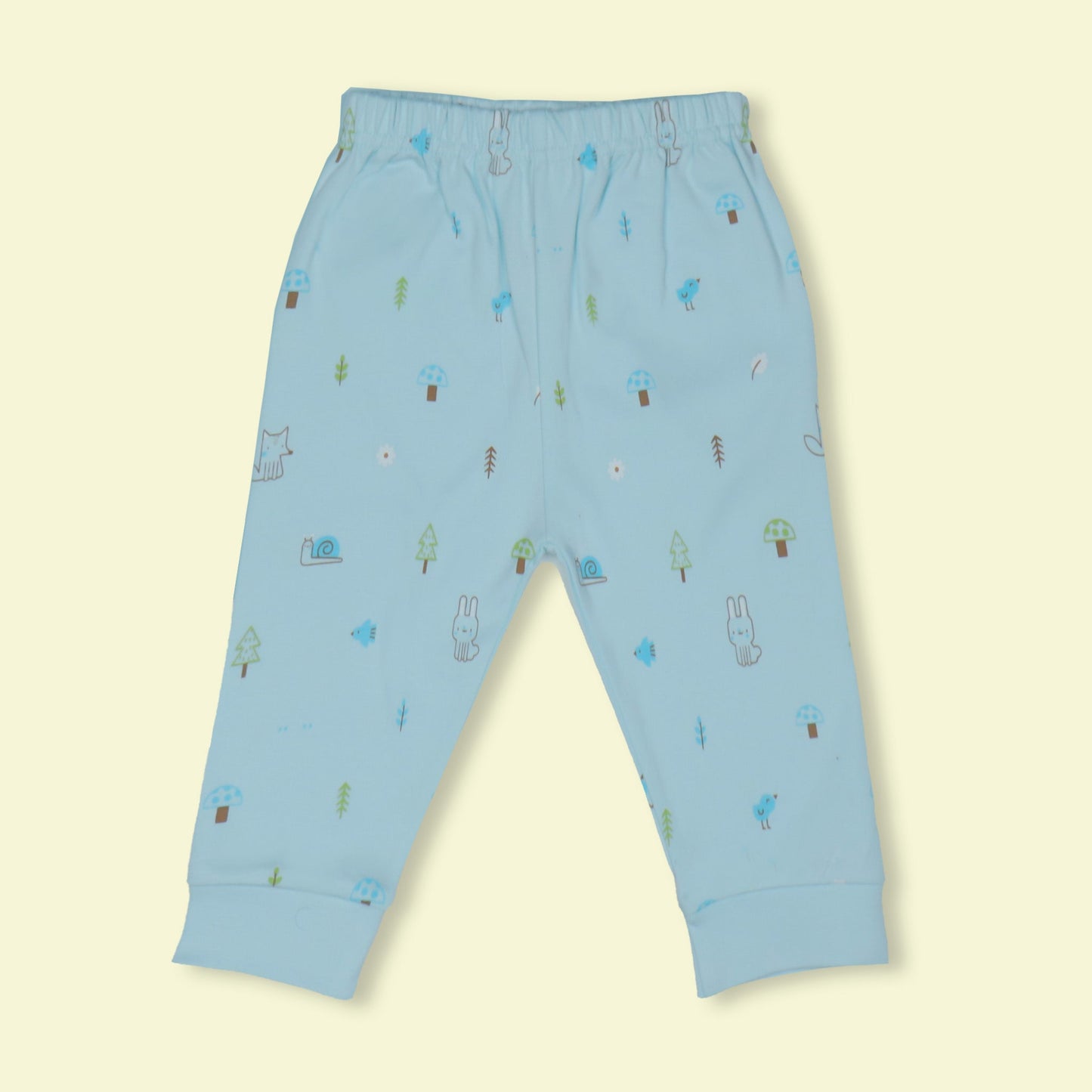 Cozy Creatures PJs by Zero: Fall's Warmest Hug in Aqua Blue