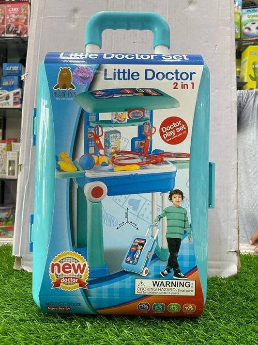 Little 2-in-1 Luggage Doctor Playset – Pretend Medical Fun for Boys & Girls – Ages 3+