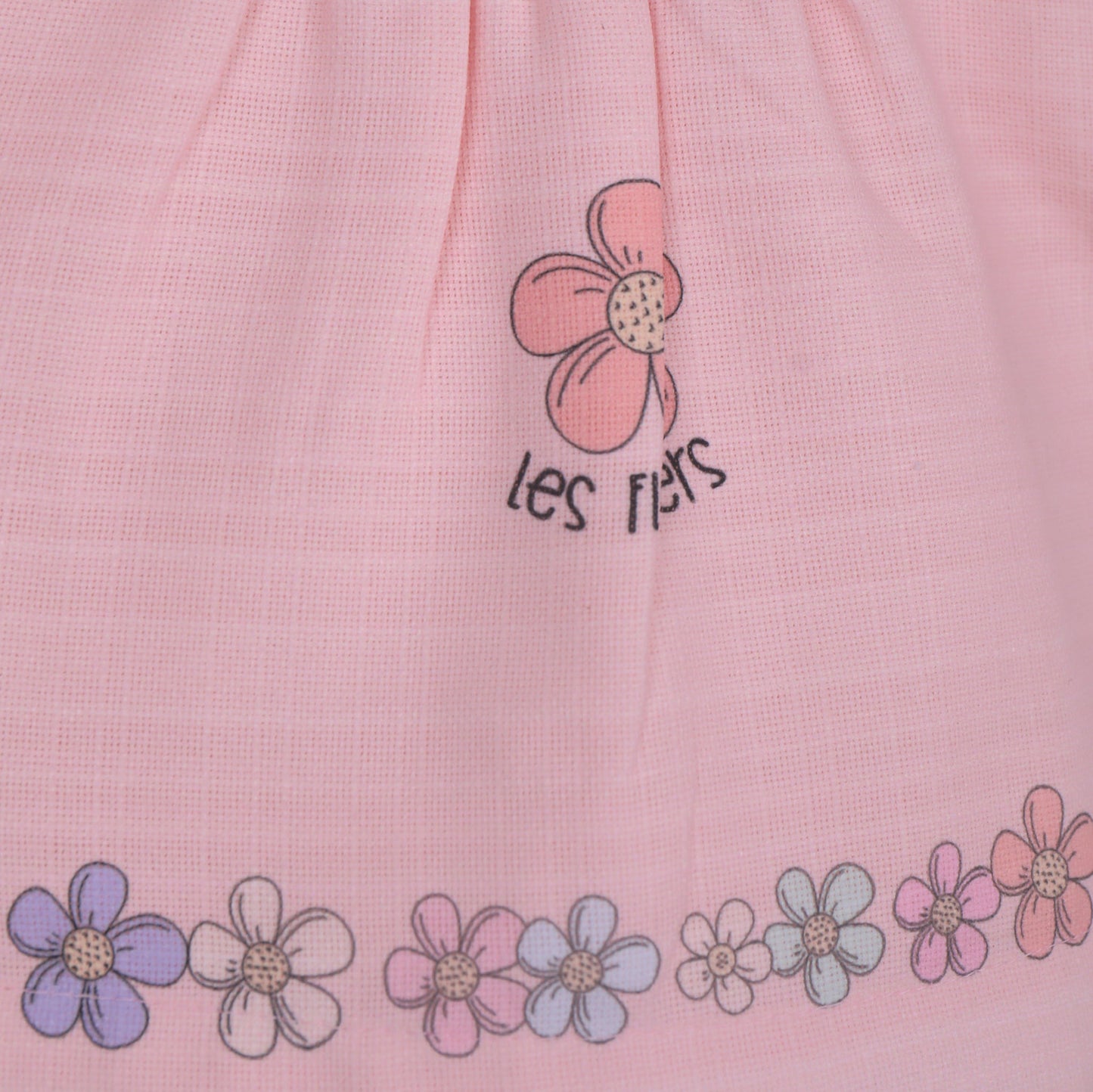 Play All Day: Girls’ Pink Top & Shorts Summer Set