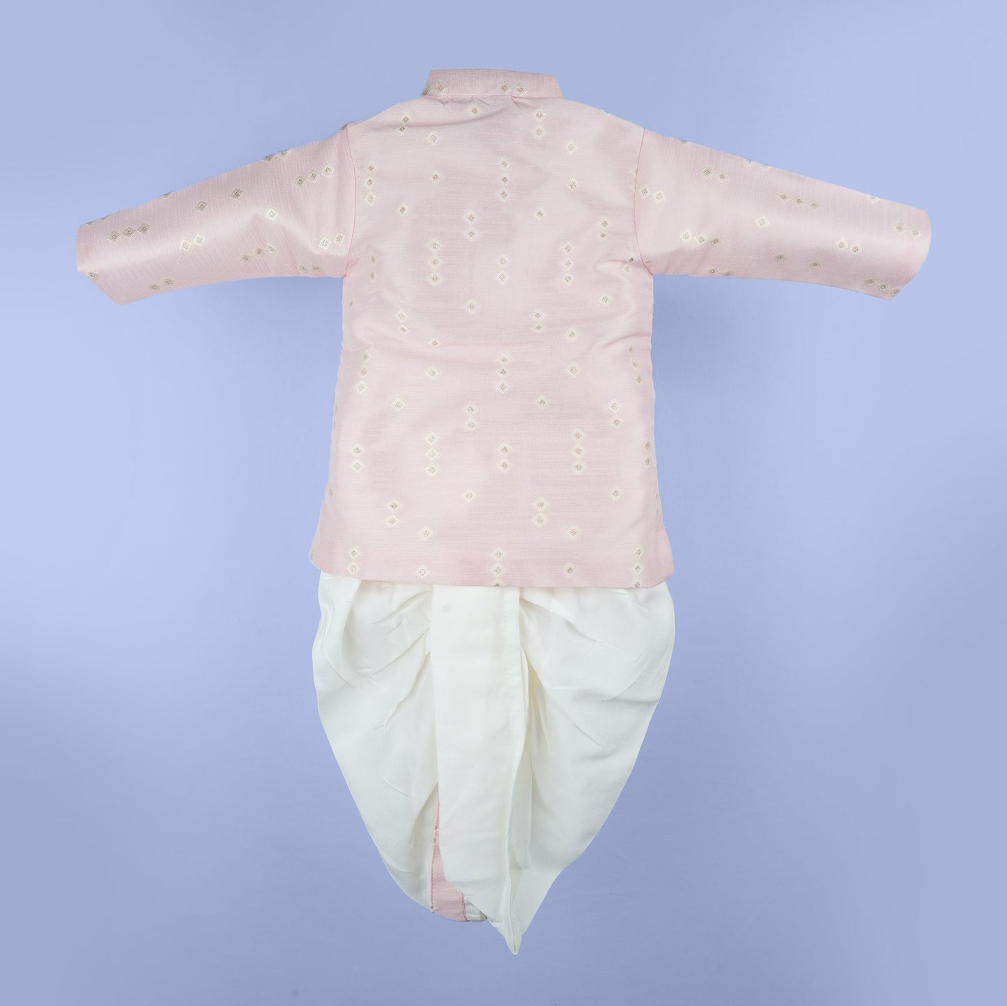 Traditional Light Pink Dhoti Kurta Set for Boys by Archies